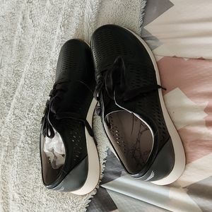 Danske black leather shoes